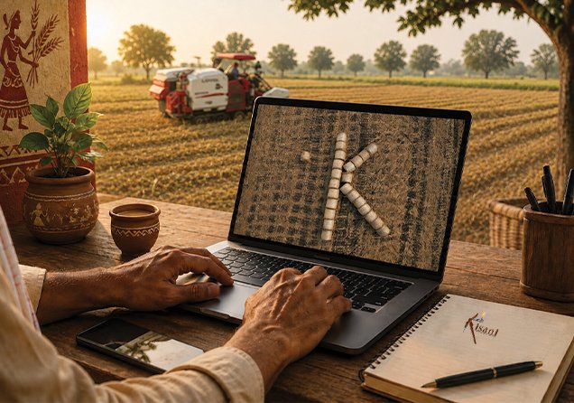 Person typing at a keyboard